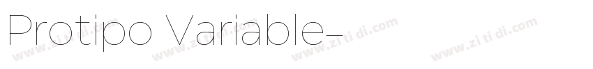Protipo Variable字体转换